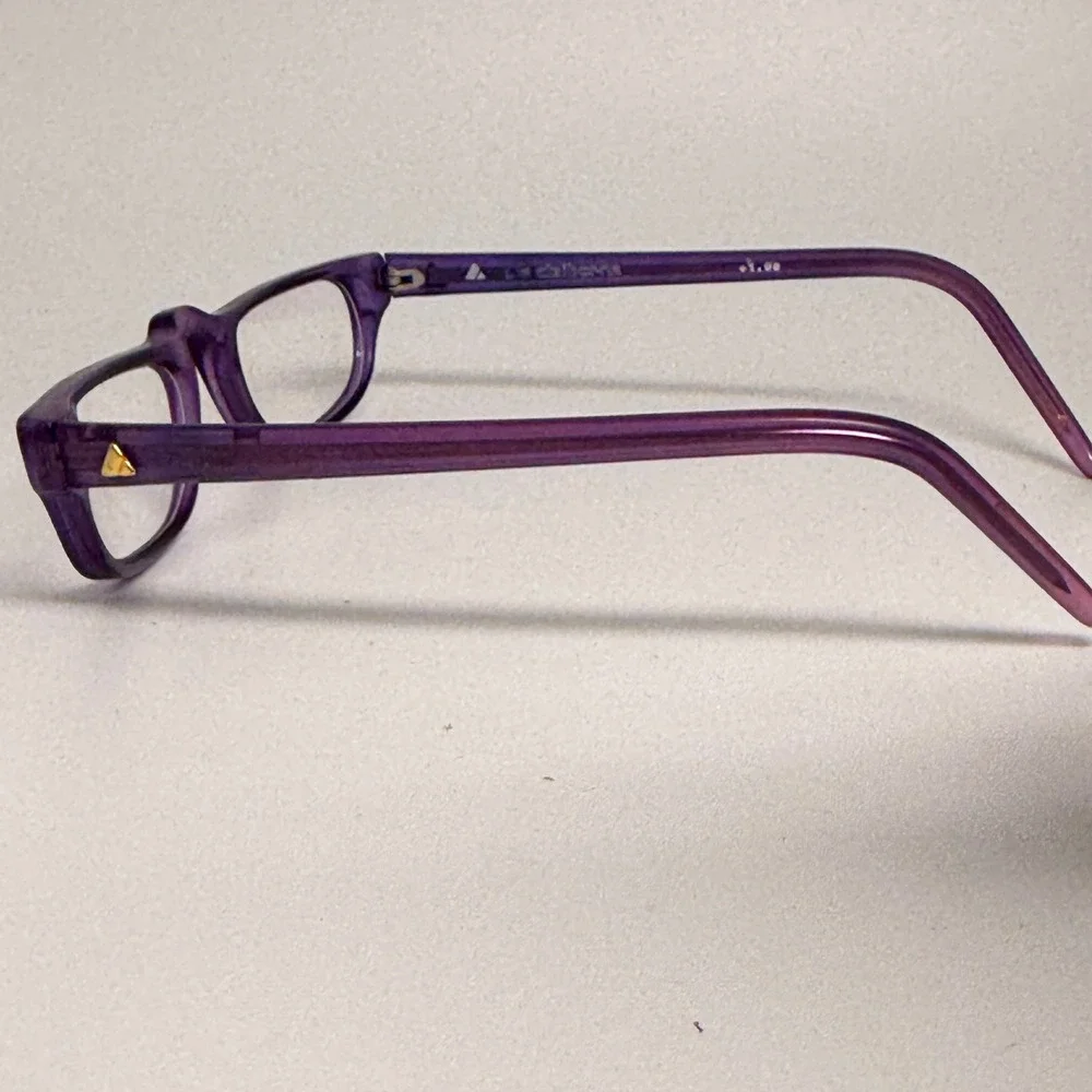 Liz Claiborne Womens Reading Glasses Purple Rectangular‎ Frames 76506083